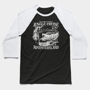 World Famous Jungle Cruise - White Variant Baseball T-Shirt